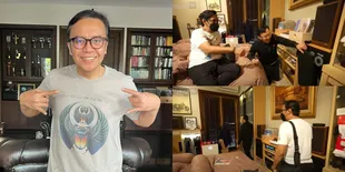 7 Potret Kamar Baru Ari Lasso yang Penuh Koleksi Musik Legend, Dominan Warna Pastel - Ada Banyak Piringan Hitam