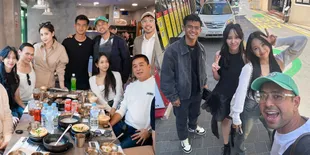 7 Potret Keseruan Dita Karang dan Pratama Arhan Jalan-Jalan Bareng Raffi Ahmad di Korea