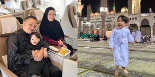 7 Potret Khaleed Anak Bungsu Lyra Virna dan Fadlan Muhammad Ikut Umrah