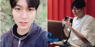 7 Potret Lee Min Ho Setelah Wamil, Kelelahan Olahraga - Keringetan Ganteng