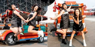 7 Potret Leony dan Dea Ananda Tampil di Synchronize, Kostumnya Bikin Nostalgia - Milenial Pasti Relate