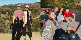 7 Potret Luna Maya Liburan Bareng Maxime Bouttier ke Amerika, Sempat Bertemu Aureelie Moeremans