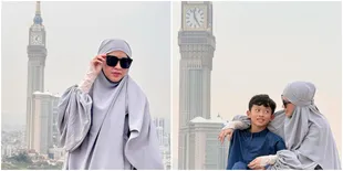 7 Potret Miro Materazzi, Anak Okie Agustina dan Gunawan Dwi Cahyo, Jalani Umrah Bersama Sang Ibu