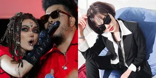 7 Potret Rina Nose Jadi Vokalis Grup Band Metal, Tampil Mode Serius - Badass