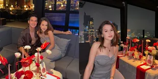 7 Potret Sandrinna Michelle dan Junior Roberts Rayakan Anniv ke-2 Pacaran, Romantis