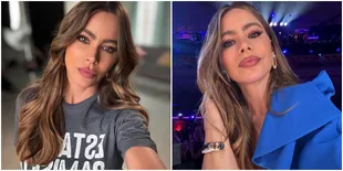 7 Potret Selfie Cantik ala Sofia Vergara yang Dirumorkan Berpacaran dengan Lewis Hamilton