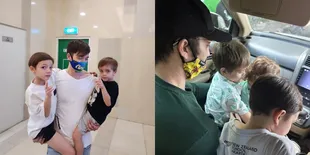 7 Potret Stefan William Bareng Ketiga Putranya, Anak-Anak Celine Evangelista Sudah Bertemu dengan sang Adik