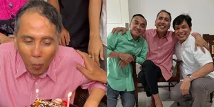 6 Potret Terbaru Gugun Gondrong, Rayakan Ultah Sederhana Bareng Sahabat