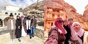 7 Potret Tiara Savitri Anak Mulan Jameela Saat Liburan ke Yordania, Cantik Tampil Berhijab - Pesonanya Nggak Kalah dari sang Ibu