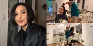 7 Potret Yuni Shara Potong Rambut di Rumah, Spesial Undang Penata Rambut dari Belanda