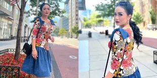 8 Potret Fashion Krisdayanti di Amerika Serikat yang Tuai Pujian, Gayanya Elegan - Tunjukkan Wanita Berkelas
