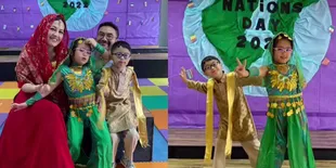 8 Potret Anak Kembar Cynthia Lamusu Cosplay ala Shahrukh Khan dan Kajol, Aksinya Bikin Gemas - Nggak Terasa Usia Sudah 6 Tahun