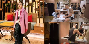 8 Potret Dapur Siti Badriah yang Jarang Tersorot, Konsep Open Space - Nuansa Hangat Sentuhan Kayu