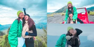 8 Potret Pasangan Sesama Jenis Chika Kinsky dan Yumi Kwandy Rayakan Valentine di Bromo, Gendong-gendongan - Pamer Ciuman Mesra