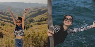 8 Potret Raline Shah Liburan Seru di Alam Sumba, Tetap Tampil Cantik Meski Tanpa Makeup