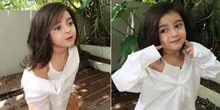 8 Potret Rambut Baru Guzel Anak Margin &#38; Ali Syakieb, Cantiknya Kebangetan - Gayanya Udah Kayak ABG