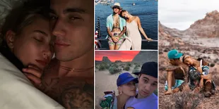 9 Foto Mesra Justin Bieber &#38; Hailey Baldwin Usai Menikah, Bak Masih Pacaran!