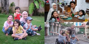 9 Potret Seru Keluarga Zaskia Adya Mecca Jalani Puasa di Yogyakarta, Anak-Anak Begadang Tunggu Sahur