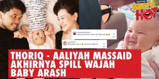 Aaliyah Massaid dan Thoriq Akhirnya Spill Muka Anaknya, Netizen Pada Gemas!