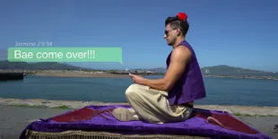 Ada Aladdin Naik Karpet Terbang di San Fransisco, Bikin Melongo!