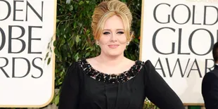 Adele Persembahkan Piala Golden Globe Untuk Kekasih dan Anak