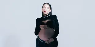 Potret Adhisty Zara Pamer Maternity Shoot Hitam Bareng Suami, Elegan Minimalis