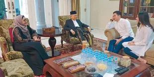 Adly Fairuz &#38; Calon Istri Temui Wapres Ma'ruf Amin, Ternyata Kakeknya Adly!