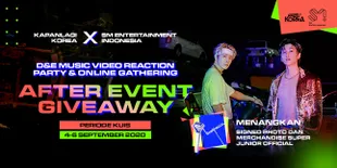 After Event D&#38;E MUSIC VIDEO REACTION PARTY &#38; ONLINE GATHERING Giveaway, Menangkan Foto Bertanda Tangan!