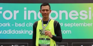 Agus Yudhoyono Minta Maaf Atas Keterlambatannya Dalam Acara Maraton