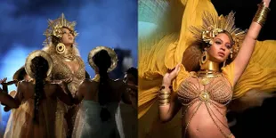 Aksi Panggung Beyonce di Grammy 2017, Mewah Meski Perut Membesar