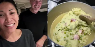 Anggun C Sasmi Pilih Masak Sup dan Bakso Beku Biar Sat-Set untuk Buka Puasa