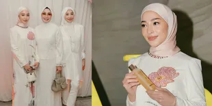Anggun Dengan Balutan Busana Putih dan Riasan Natural, Nikita Willy Tampil Mempesona