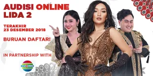 Audisi Online LIDA 2 Terakhir 23 Desember 2018, Ini Kesalahan Yang Sering Terjadi