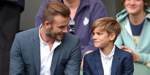 Bagai Pinang Dibelah Dua, Ini Bukti David & Romeo Beckham Memang Mirip