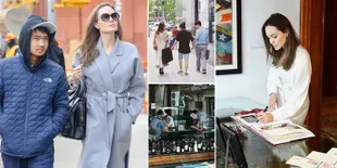 Bak Orang Biasa, Angelina Jolie Tak Didampingi Bodyguard Selama di Korea