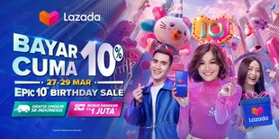 Banjir Promo dan Diskon Bakal Warnai Lazada Epic 10th Birthday Sale Lho!