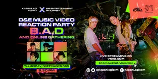 Banyak Giveaway di Acara D&#38;E MUSIC VIDEO REACTION PARTY AND ONLINE GATHERING, Jangan Sampai Kelewatan