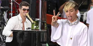 Bareng di MTV EMA 2013, Akankah Miley Cyrus &#38; Robin Thicke 'Berulah' Lagi?