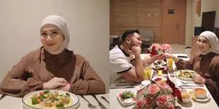 Baru Lahiran Anak Ketiga, Ini 7 Potret Kesha Ratuliu Pacaran dengan Suami di Rumah Sakit - Dinner Romantis