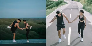 Beda dari yang Lain! Ini 9 Potret Prewedding Olivia MasterChef Bareng Kekasih, Sambil Workout