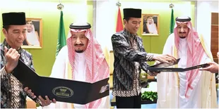 Beda Dengan Soeharto, Ini Yang Diberikan Jokowi Untuk Raja Salman