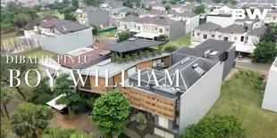 Belakangan Kembali Trending, Begini Potret Rumah Boy William yang Dibilang Sangat Asri dan Luas