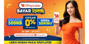 Belanja Offline Makin Mudah, SPayLater Bayar QRIS bersama Lyodra: Cicilan 0%, Bonus Aktivasi 500RB dan Serba Seribu