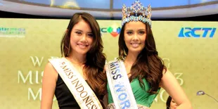 Belum Lama di Jakarta, Miss World 2014 Piawai Bahasa Indonesia