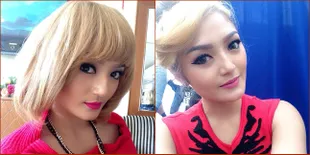 Berambut Putih, Siti Badriah Siap Saingi Kim Kardhasian