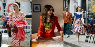Bergaya Unik, Intip 5 Outfit Lily Collins Dalam Series Emily In Paris