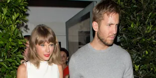 Berpesta Bareng Setelah Grammy, Taylor Swift Cium Calvin Harris