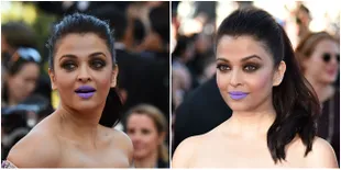 Bibir Ungu Aishwarya Masuk Daftar Penampilan Aneh di Cannes '16