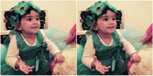 Bikin Gemes! Aairah Keponakan Mungil Shaheer Sheikh Belajar Salat
