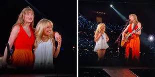 Bikin Heboh! Duet Taylor Swift dan Sabrina Carpenter Gemparkan Panggung Eras Tour di New Orleans 2024